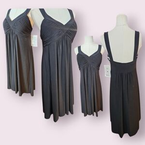 Oleg Cassini Black Sleeveless Dress